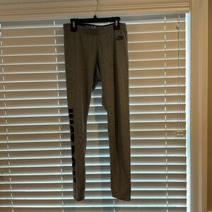 Nike grey and black print leggings medium